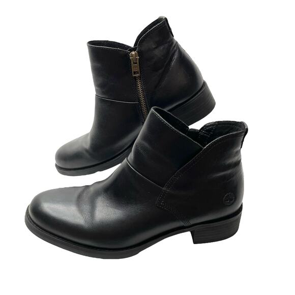 Timberland Beckwith Chelsea Side Zip Leather Boots(9) - Picture 2 of 10